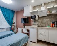 1-комнатные апартаменты студия с 2 односпальными кроватями