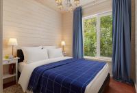 Двухместный коттедж Comfort с красивым видом из окна двуспальная кровать