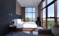 Люкс Land Panoramic с красивым видом из окна (+ диван)
