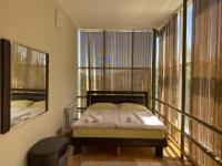 Двухместный люкс Panoramic с балконом и с красивым видом из окна двуспальная кровать