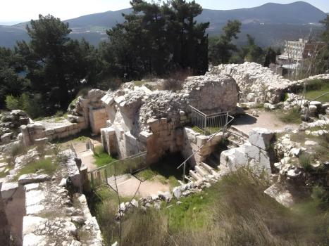Руины крепости Цфата